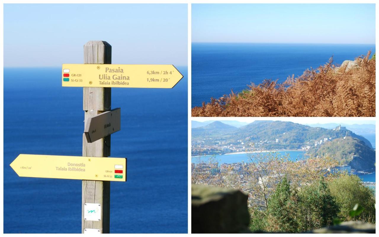 Amazing Views Over San Sebastian In A Family Cottage Exterior foto